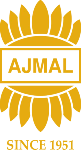 Logo Ajmal en dorado sin fondo – Perfumes árabes exclusivos de alta calidad