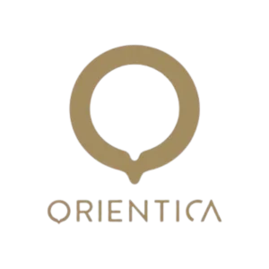 Logo Orientica en dorado sin fondo – Marca de perfumes árabes exclusivos y modernos