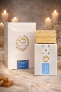 Bianco Latte perfume dulce y cremoso con vainilla y caramelo